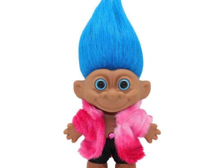 GOOD LUCK TROLLS SINGLE FIGURE - ROCKSTAR TROLL For Sale