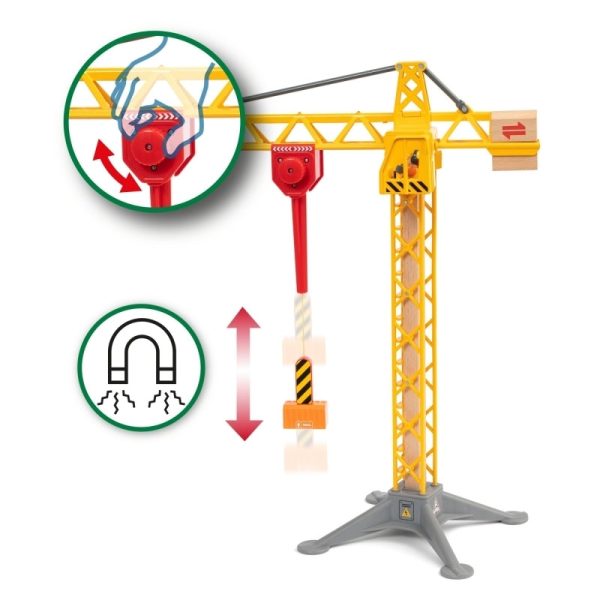 BRIO LIGHT UP CONSTRUCTION CRANE 5 PIECES Supply