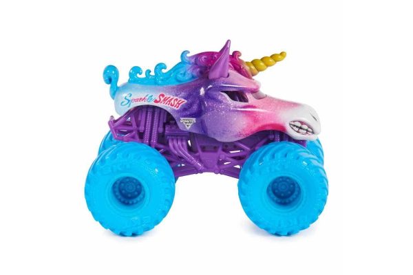 MONSTER JAM 1:64 DIECAST TRUCKS - SPARKLE SMASH Cheap