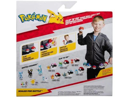 POKEMON - CLIP  N GO BELT SET - PIKACHU Hot on Sale