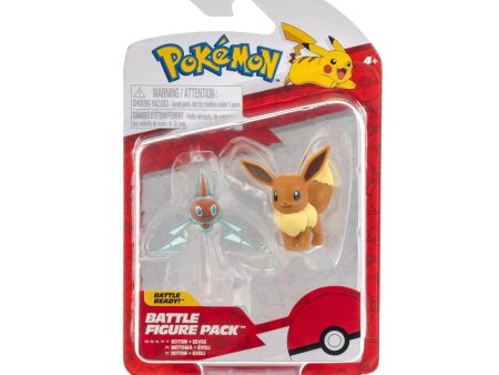 POKEMON - BATTLE FIGURE PACK - ROTOM AND EEVEE Fashion