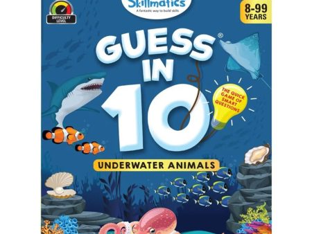 SKILLMATICS CARD GAME : GUESS IN 10 UNDERWATER ANIMALS Discount