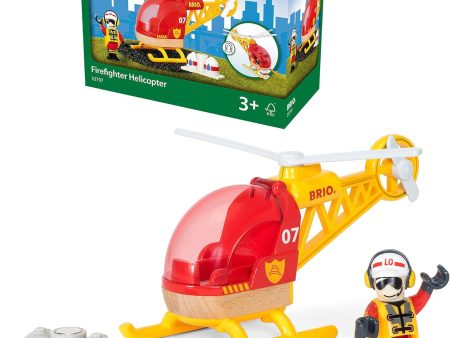 BRIO VEHICLE - FIREFIGHTER HELICOPTER - 3 PIECES Fashion