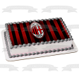 Ac Milan Football Club Logo Edible Cake Topper Image ABPID05567 Fashion