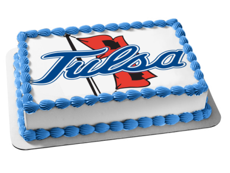 Tulsa Golden Hurricane Logo Basketball Edible Cake Topper Image ABPID05917 Online Hot Sale