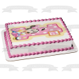 Baby Minnie Mouse Happy 1st Birthday Edible Cake Topper Image ABPID06241 Sale