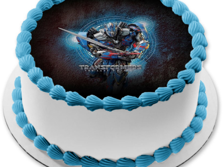 Transformers Optimus Prime with His Sword Edible Cake Topper Image ABPID05488 Supply