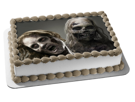 The Walking Dead Zombies Edible Cake Topper Image ABPID05475 Sale