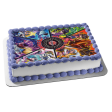 Bakugan Drago Dan Kuso and Runo Misaki Edible Cake Topper Image ABPID06212 Online now