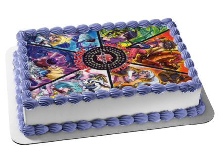 Bakugan Drago Dan Kuso and Runo Misaki Edible Cake Topper Image ABPID06212 Online now