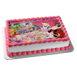 Alice In Wonderland the Mad Hatter the White Rabbit and  the Queen of Hearts Edible Cake Topper Image ABPID06560 Fashion