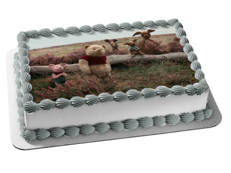 Winnie the Pooh Lifelike Piglet Rabbit Kanga and Roo Edible Cake Topper Image ABPID06509 Hot on Sale