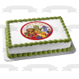 Baby Einstein Party Bard the Dragon and  Neptune the Turtle Edible Cake Topper Image ABPID05215 Fashion