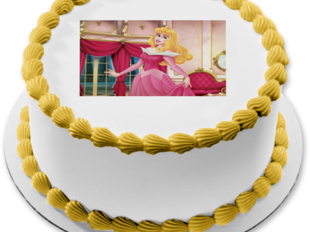 Aurora Sleeping Beauty Edible Cake Topper Image ABPID05772 Online Hot Sale