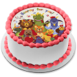 Baby Einstein Party Bard the Dragon and  Neptune the Turtle Edible Cake Topper Image ABPID05215 Fashion