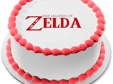 The Legends of Zelda Logo Edible Cake Topper Image ABPID05805 Online Hot Sale