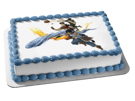 Avatar Legend of Korra Mako and Firebending Edible Cake Topper Image ABPID05719 For Cheap