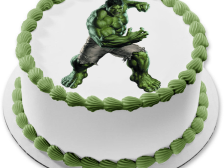 The Incredible Hulk Transforming Edible Cake Topper Image ABPID05463 Online Hot Sale