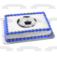 All Star Soccer Ball Edible Cake Topper Image ABPID05593 on Sale