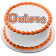 Florida Gators Logo Football Edible Cake Topper Image ABPID06580 For Discount