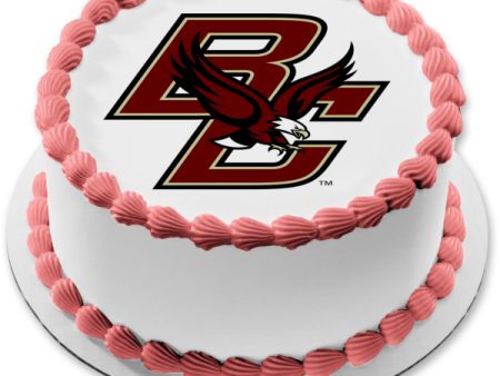 Boston College Athletics Logo Eagle Edible Cake Topper Image ABPID05210 Supply