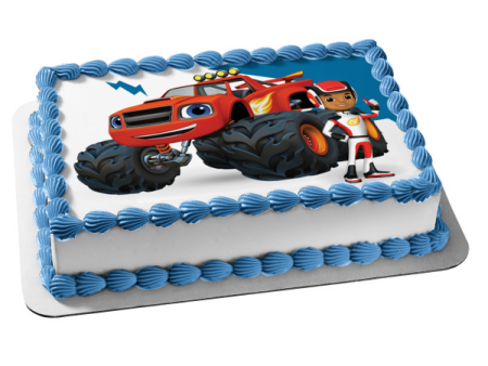 Blaze and the Monster Machines Edible Cake Topper Image ABPID05946 For Cheap