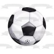 All Star Soccer Ball Edible Cake Topper Image ABPID05593 on Sale