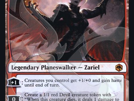 Zariel, Archduke of Avernus (Ampersand Promo) [Dungeons & Dragons: Adventures in the Forgotten Realms Promos] Discount