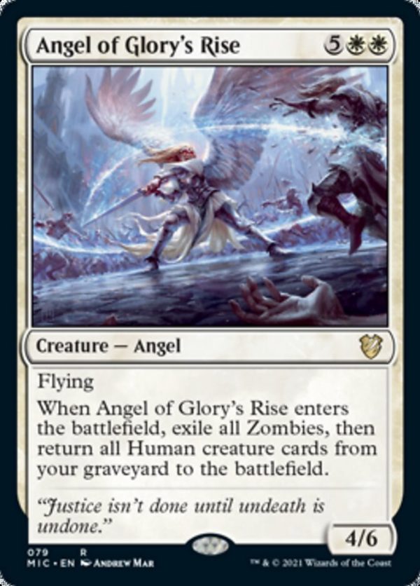 Angel of Glory s Rise [Innistrad: Midnight Hunt Commander] Sale