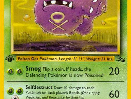 Weezing (45 62) [Fossil 1st Edition] Sale