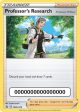 Professor s Research (SWSH178) (Pokemon Go Code) [Sword & Shield: Black Star Promos] For Discount