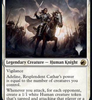 Adeline, Resplendent Cathar (Promo Pack) [Innistrad: Midnight Hunt Promos] Cheap