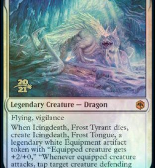 Icingdeath, Frost Tyrant [Dungeons & Dragons: Adventures in the Forgotten Realms Prerelease Promos] For Discount