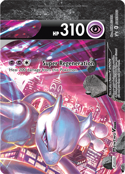 Mewtwo V-Union (SWSH160) [Sword & Shield: Black Star Promos] Sale