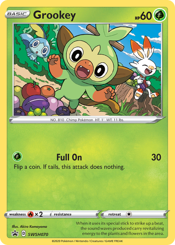 Grookey (SWSH070) [Sword & Shield: Black Star Promos] Supply