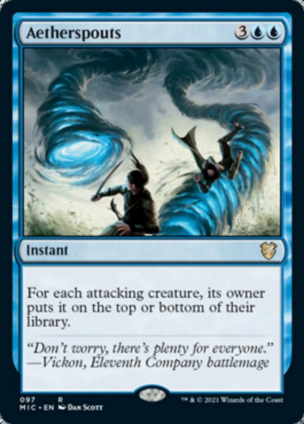 Aetherspouts [Innistrad: Midnight Hunt Commander] Discount