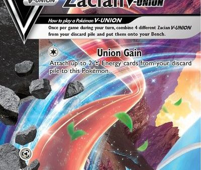 Zacian V-Union (SWSH163) [Sword & Shield: Black Star Promos] For Sale