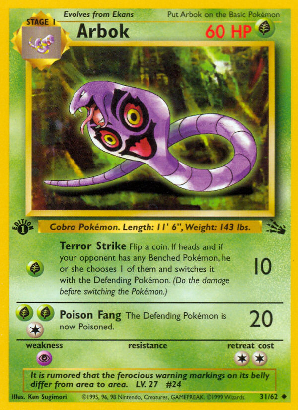 Arbok (31 62) [Fossil 1st Edition] Online