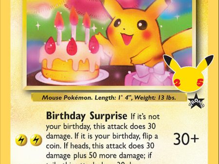 _____ s Pikachu (24) [Celebrations: 25th Anniversary - Classic Collection] Online Hot Sale