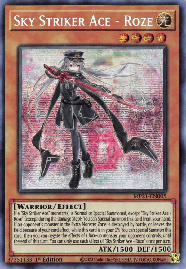 Sky Striker Ace - Roze [MP21-EN005] Prismatic Secret Rare Sale