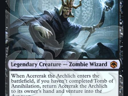 Acererak the Archlich (Ampersand Promo) [Dungeons & Dragons: Adventures in the Forgotten Realms Promos] Discount