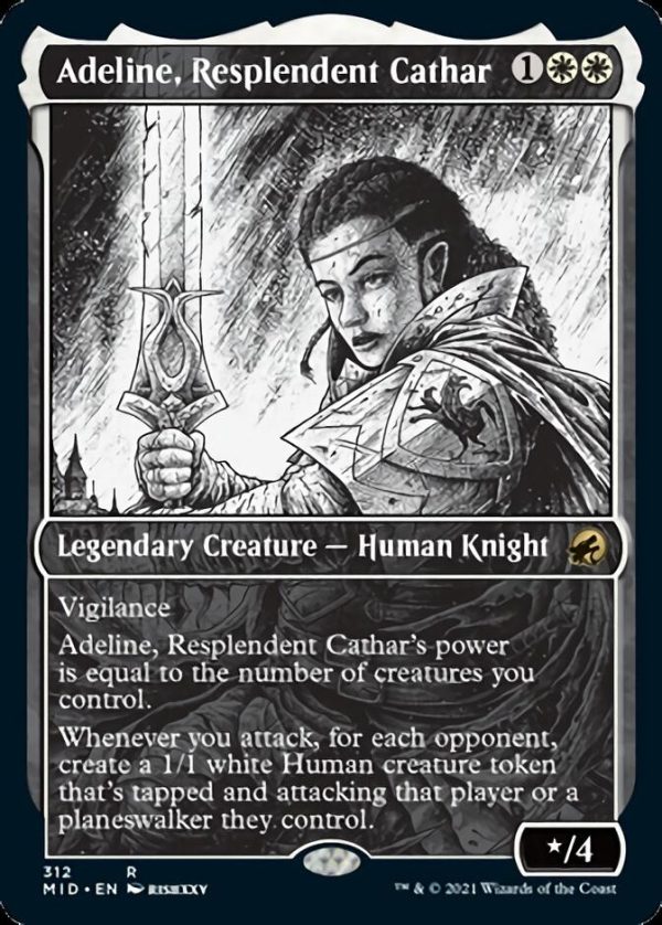 Adeline, Resplendent Cathar (Showcase Eternal Night) [Innistrad: Midnight Hunt] Online Hot Sale