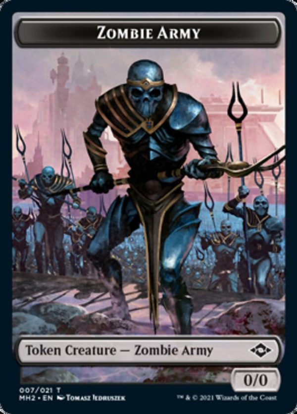 Zombie Army Token [Modern Horizons 2 Tokens] Fashion